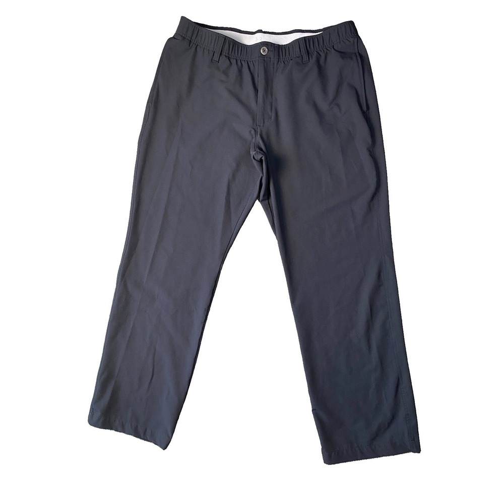 Under Armour Pants Mens 38x30 Black Golf Chino Stretch Performance Straight